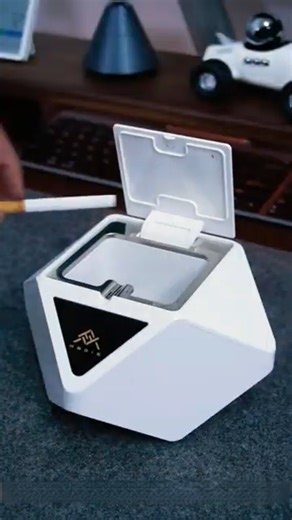 Smokeless Ashtray Ultimate Smart Ashtray with USB Recharge Power #shorts