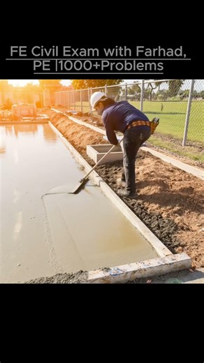 Concrete Work #fecivilexam #FE Exam #NCEES Handbook #Practice Problem