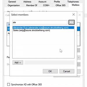 Remove all pain from Office 365 management. Manage everything from AD Users & Computers. Even calendar permissions which otherwise require complex PowerShell scripting. | EasyEntra