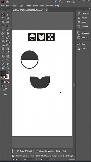 ‪@RenderGrafix‬ Geometric Shape Design Tutorial in Illustrator | Minimal Logo Shapes