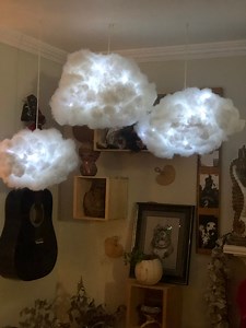 SET OF THREE Cloud Lights, Hanging Cloud, Night Light, Clouds, Christmas Gift, Led Light, Nursery Decor, Cloud Decor, Cloud Lamp, Led Lights - Etsy