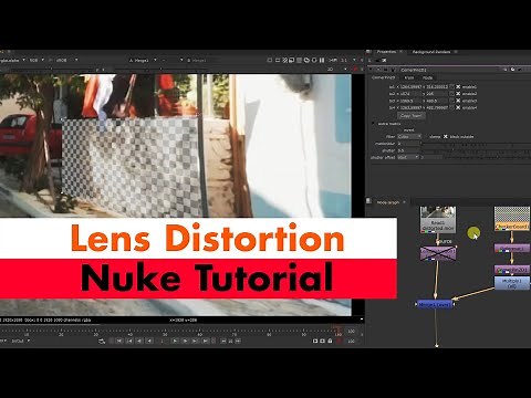 Lens Distortion Tutorial in Nuke | Calculate Lens Distortion