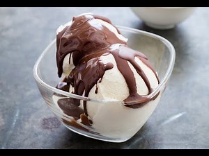 How to make homemade magic chocolate shell