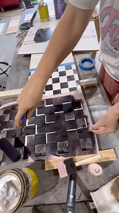 Stenciling large signs with a Mylar stencil | Painted by Mandy