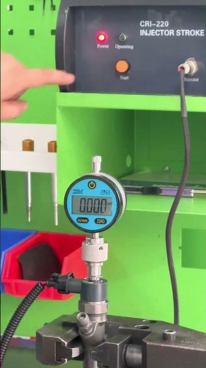 Bosch 110 injector disassembly and assembly demonstration common rail test bench #testbench