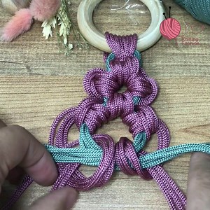 Macrame tutorial - FLOWERS 🌸 | Knitting Fashion