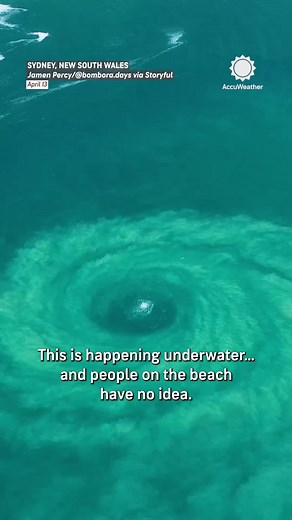 Mesmerizing Water Vortex Off Sydney Coast Caught on Drone