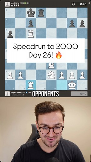 Speedrun to 2000 | Day 26 - #chess #chessgame #chesstactics #chesscom #chessstrategy #chessmaster #coatsichess | Coatsi Chess