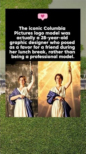 The Real Woman Behind the Iconic Columbia Logo! 🎬