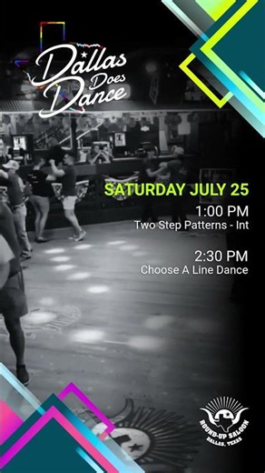 Sat July 25 - Two Step Patterns (2026)