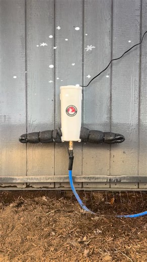 Winter chores don’t have to include breaking ice. ❄️💧 Here’s how to winterize your Chicken Fountain™ — using 1” pipe insulation, a few zip ties, a 100-watt immersion heater and a heated hose. This simple setup keeps your water flowing, your flock happy, and your mornings way easier. We tested it in the freezer for 3 days at -3°F — and the water stayed at 71.8°F! 🐔 No buckets, no ice, no stress. Just clean water, all winter long. All accessories available on our website. | The Chicken Fountain