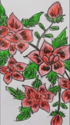 How to draw beautiful flowers (easy!)