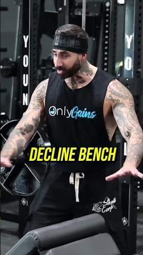 Best Exercises for Ego Lifting : Decline Bench