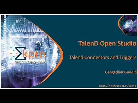 5. TalenD Connections and Triggers