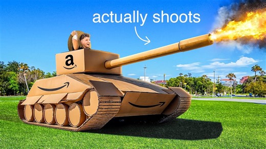 Creating a Functional Tank from Cardboard