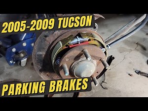 Parking Brake Cables and Shoes Replacement | Hyundai Tucson 2005-2009