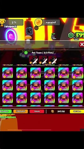 this script is insane…i got all Exclusive pet😱