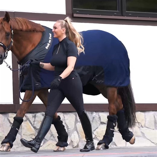 The Royal Quick Wraps Deluxe are a fan favorite! 🌟 This updated design of our best-selling Quick Wraps features a slightly higher top to minimize pressure and includes water-repellent fabric at the bottom to keep hooves dry and protected. Back on Track fans love using these wraps as a convenient alternative to standing wraps and shipping boots to support and protect their horse's legs in the stall or while trailering. The Royal Quick Wraps Deluxe also offers the added benefits of our state-of-t