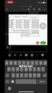 TUTORIAL RUMUS SUM,AVARAGE,MAX,MIN PADA ANDROID