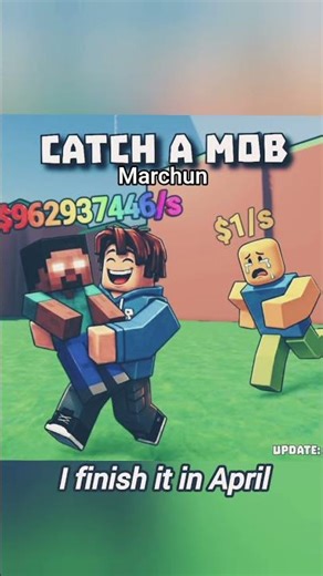 My new game! [Catch a Mob!] #newgame #roblox #developer