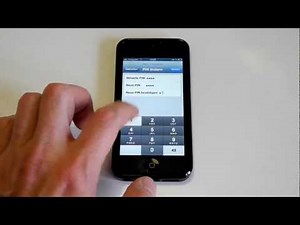 iPhone 5 - SIM PIN ändern - Neue SIM PIN