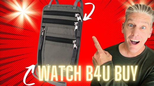 Watch BEST Neck Wallet with RFID Blocking for Travel! on Amazon Live