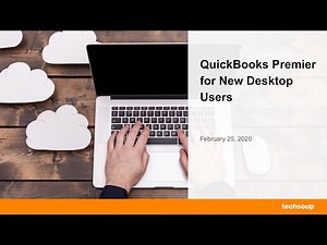 QuickBooks Premier for New Desktop Users