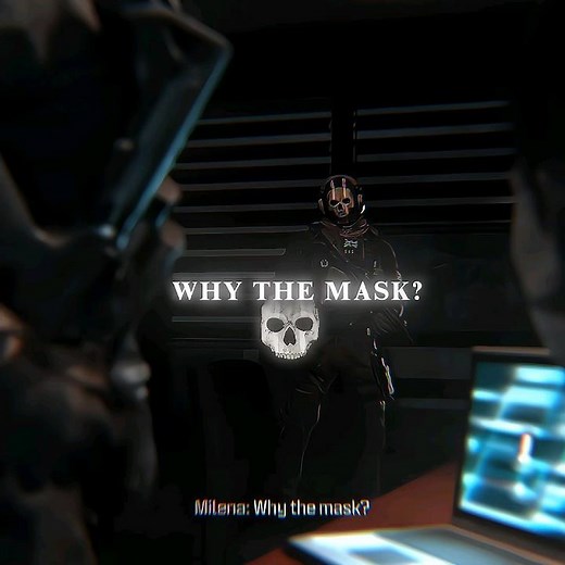 Why the mask? | Ghost cod edit | 4k