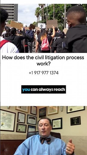 How does the civil litigation process work?