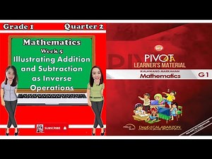 MATHEMATICS GRADE 1 - QUARTER 2 - WEEK 5 (MELC-BASED SLM) | #subtraction #inverseoperations