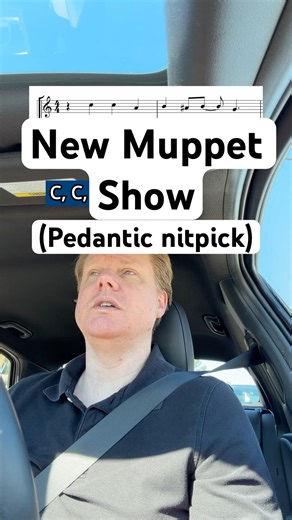 New Muppet Show (pedantic nitpick) #muppetshow #MusicTheory #MusicEducation #MusicExplained