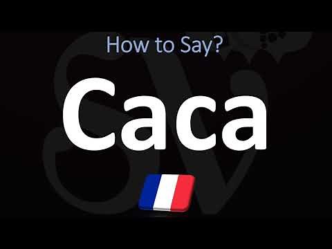 How to Say Poop in French? | Pronounce CACA