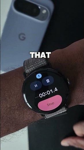 Your watch is transcribing your life #pixelwatch #shorts