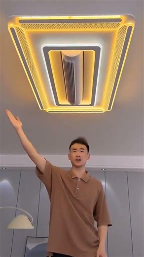 Bladeless Ceiling Fan with LED Lights & Remote Control
