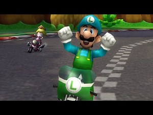 Ice Luigi in Mario Kart Wii