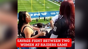 Two women have savage fight at Las Vegas Raiders game