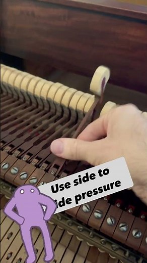 Easy fix piano hammer key sticking #skilledtrades #piano