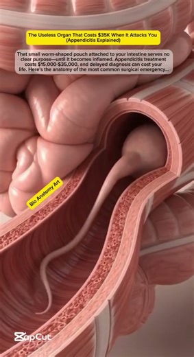 The Useless Organ That Costs $35K When It Attacks You (Appendicitis Explained)