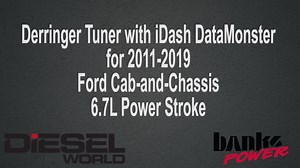 13 reactions | Derringer Tuner with iDash DataMonster for 2011-2019 Ford F250/F350/Cab-and-Chassis 6.7L Power Stroke Banks Power | Diesel World | Facebook
