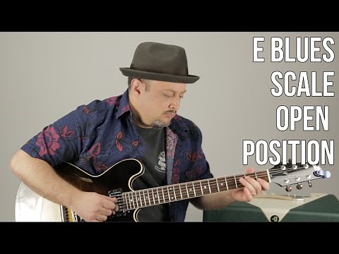Blues Guitar Lessons: E Blues Scale - Beginner Blues Lead Guitar - Blues Soloing