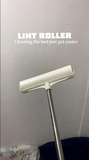Long Handle Lint Roller for Bed Cleaning 🛏️ Picks Up Hair & Dust Fast