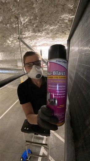 4.5K reactions · 49 shares | Another clean condenser coil, this one for a walk-in beer cooler at a liquor store . Thanks to the cleaning power of @nucalgon Nu-Blast and the Turbo Tank!! . . . . . . . . . . . #nucalgon #nucalgonproducts #nublast #coilcleaning #coilcleaner #condensercoil #condenser #hvaclife #hvacrlife #hvac #hvacr #refrigerationlife #coolingequipment #cooling #cooler #clean #cleanclean #tradeswomenofig #turbotank #pressurewasher #womeninhvac | HVACjess | Facebook
