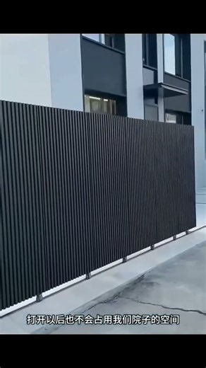 Smart Sliding-Turning Gate for Tight Villas! #SpaceSaving #LuxuryDesign #B2B