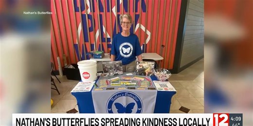 Nathan’s Butterflies spreads kindness on Random Acts of Kindness Day