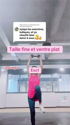 Exercices pour avoir une taille fine et ventre plat