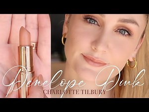 Charlotte Tilbury Penelope Pink Lipstick Review | K.I.S.S.I.N.G Nude Lipstick