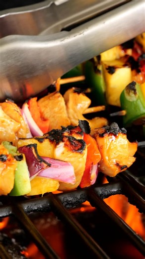 Six Sisters' Stuff | Easy Recipes on Instagram: "Kabobs are one of summer’s little joys. Our flavorful Hawaiian Chicken Kabobs are best served straight off the grill with a cold drink in hand and all your favorite people gathered around a picnic table! They’re just THAT kind of good. For the recipe, visit SixSistersStuff.com or comment “RECIPE” below and we’ll send you a DM with the link! ♥️ Don’t forget to follow @sixsistersstuff for more easy recipes!"