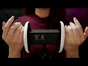 [ASMR] Real Soft Powder Ear Massage👂🏻 Dry Hands sounds (No Talking)