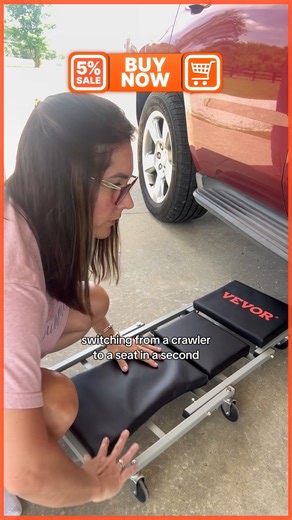 18K views · 130 reactions | 藺 Two tools. One frame. Zero back pain. VEVOR padded seat and headrest keep you comfortable while you wrench, roll, and repair.  헢헿헱헲헿 헵헲헿헲: https://s.vevor.com/QTX5LB ️ 헖헼헱헲: 헩헜헣헙헔헡ퟱ (Extra 5% off) #VEVOR #VEVORDIY #DIYProject #HomeDIY #BudgetFinds #seat #creeperseat #repair | VEVOR Home Improvement | Facebook