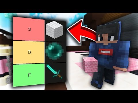 Ranking Hypixel Bedwars Items (Tier List)